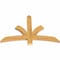 Ekena Millwork Davenport Rough Sawn Timber Gable Bracket, Western Red Cedar, 48"W x 32"H x 2"D x 4"F, 16/12 Pitch GBW048X32X0204DAV00RWR - alternate 5